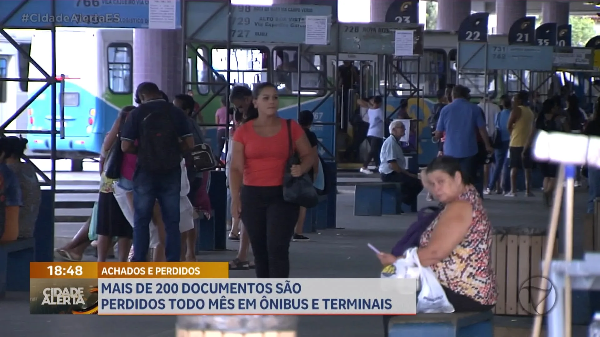 Mais de 200 documentos são perdidos todo mês em ônibus e terminais