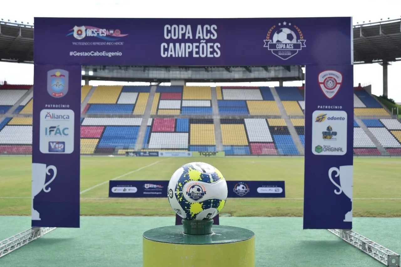 Grande final da 3ª Copa ACS acontece nesta quarta-feira no Kléber Andrade