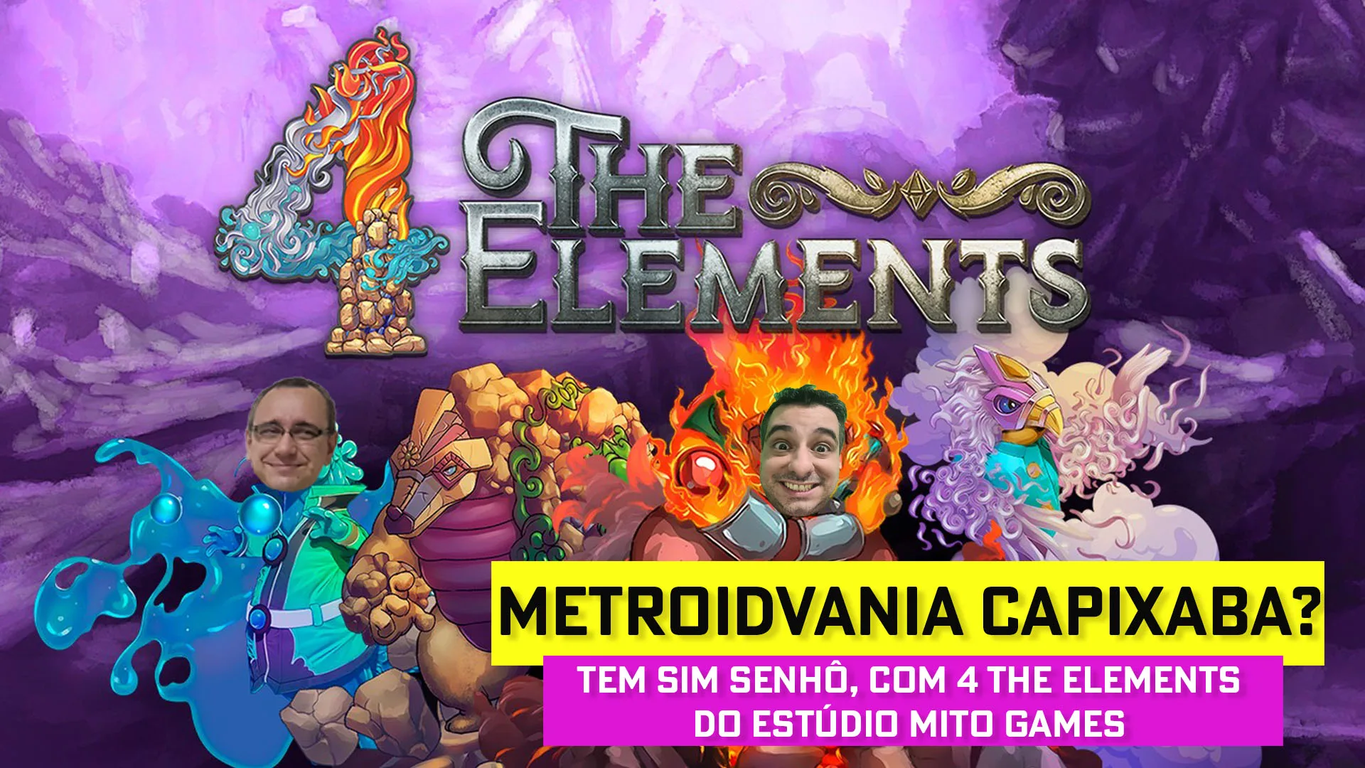 VÍDEO | '4 The Elements' é jogo capixaba no estilo Metroidvania