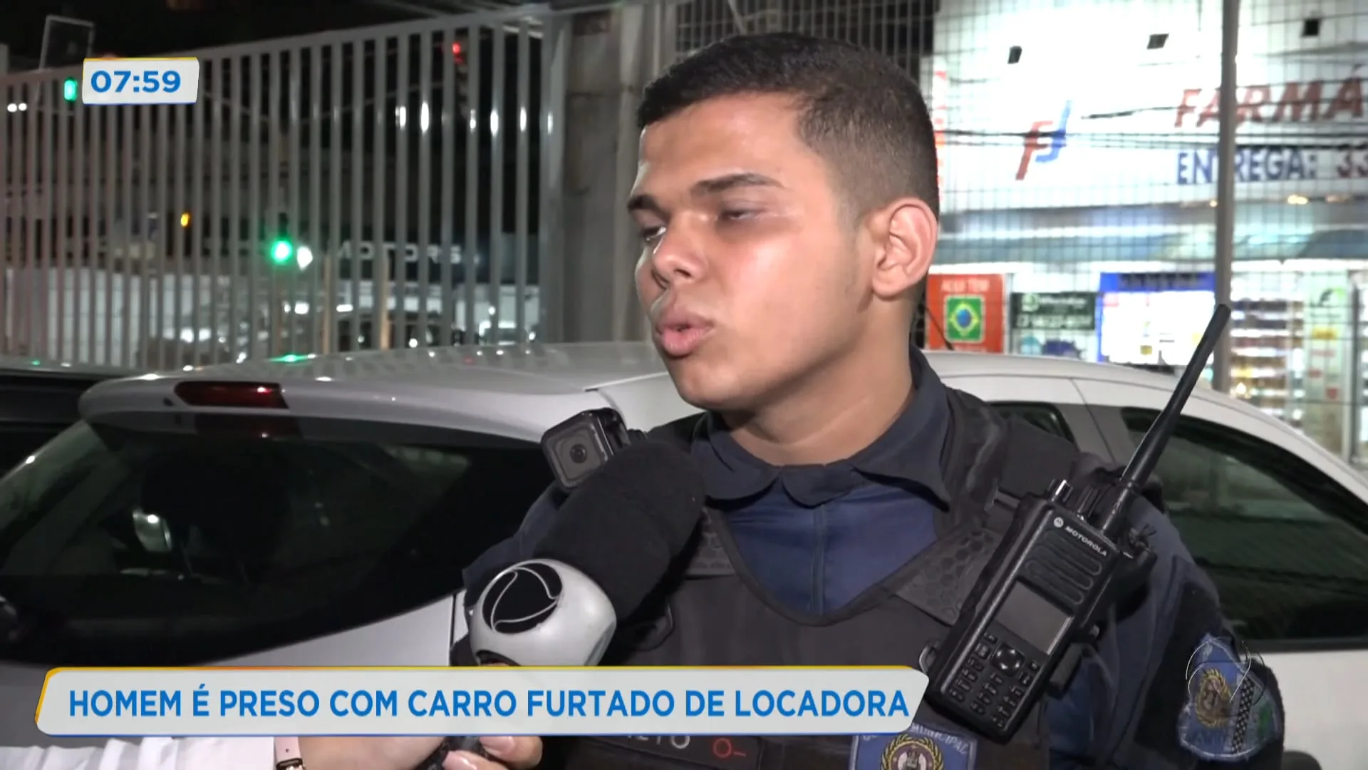 Preso homem com carro furtado de locadora em Vila Velha