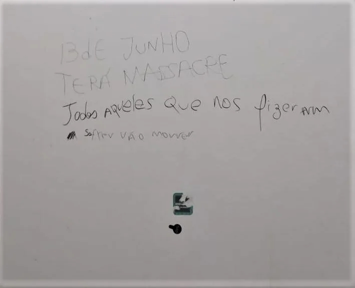 "Terá massacre": mensagem com ameaça é escrita em banheiro de escola de Jardim da Penha