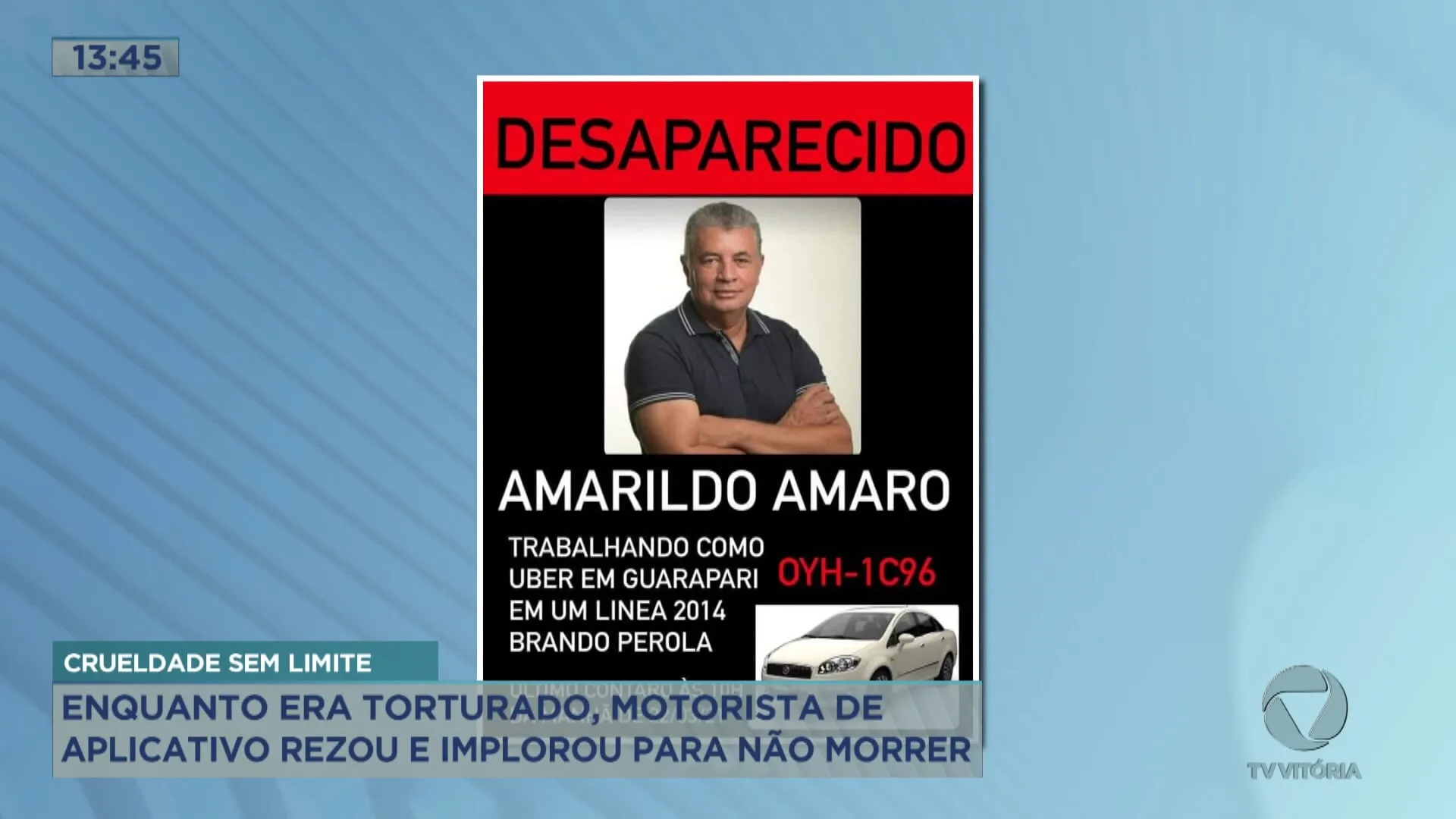 Motorista de aplicativo rezou enquanto era torturado implorando para não morrer