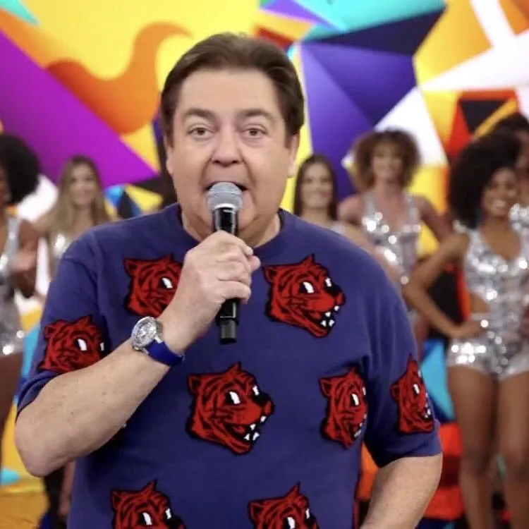 Camiseta de Faustão foi presente do filho e custou R$ 3,2 mil