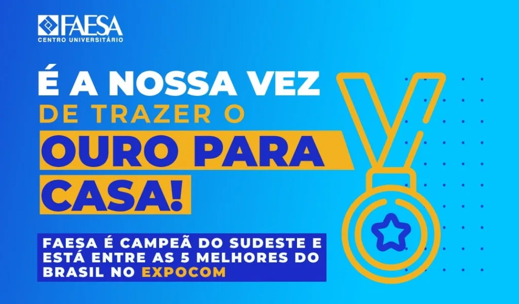 Alunos de Jornalismo e Publicidade e Propaganda da FAESA são campeões no Expocom