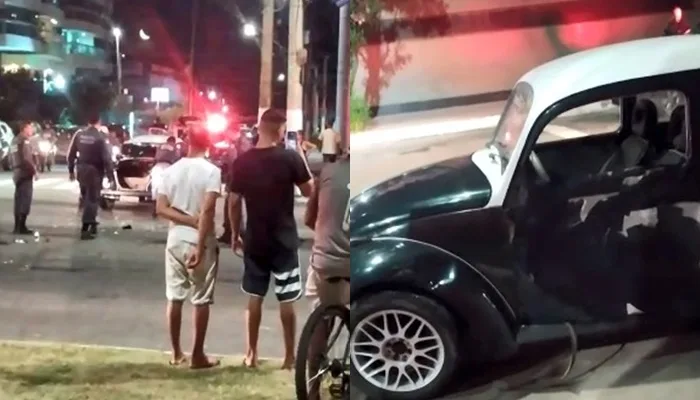 Motorista com sinais de embriaguez e CNH suspensa provoca acidente e deixa jovem ferido em Vila Velha