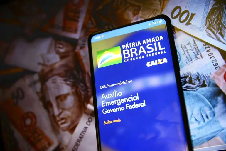 Aplicativo auxílio emergencial do Governo Federal.