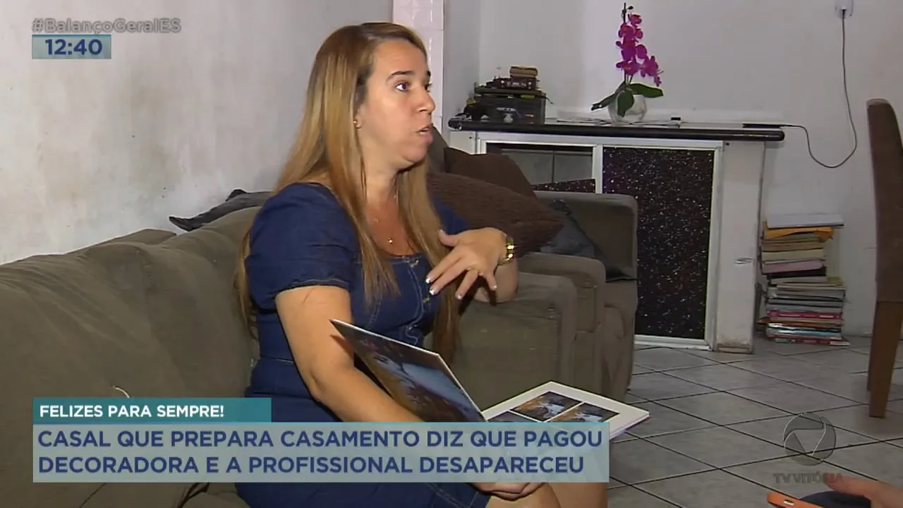 Casal que prepara casamento diz que pagou decoradora e a profissional desapareceu