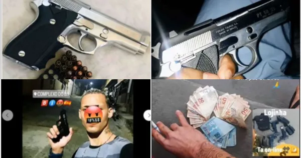 "Lojinha tá on-line": homem é preso após vender armas pelas redes sociais