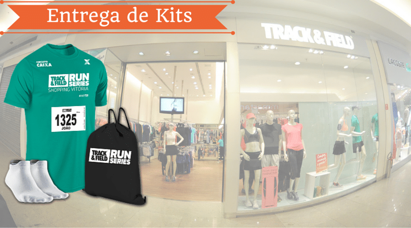 Entrega de Kits da Track&Field Run Series começa nesta 5ª feira no Shopping Vitória