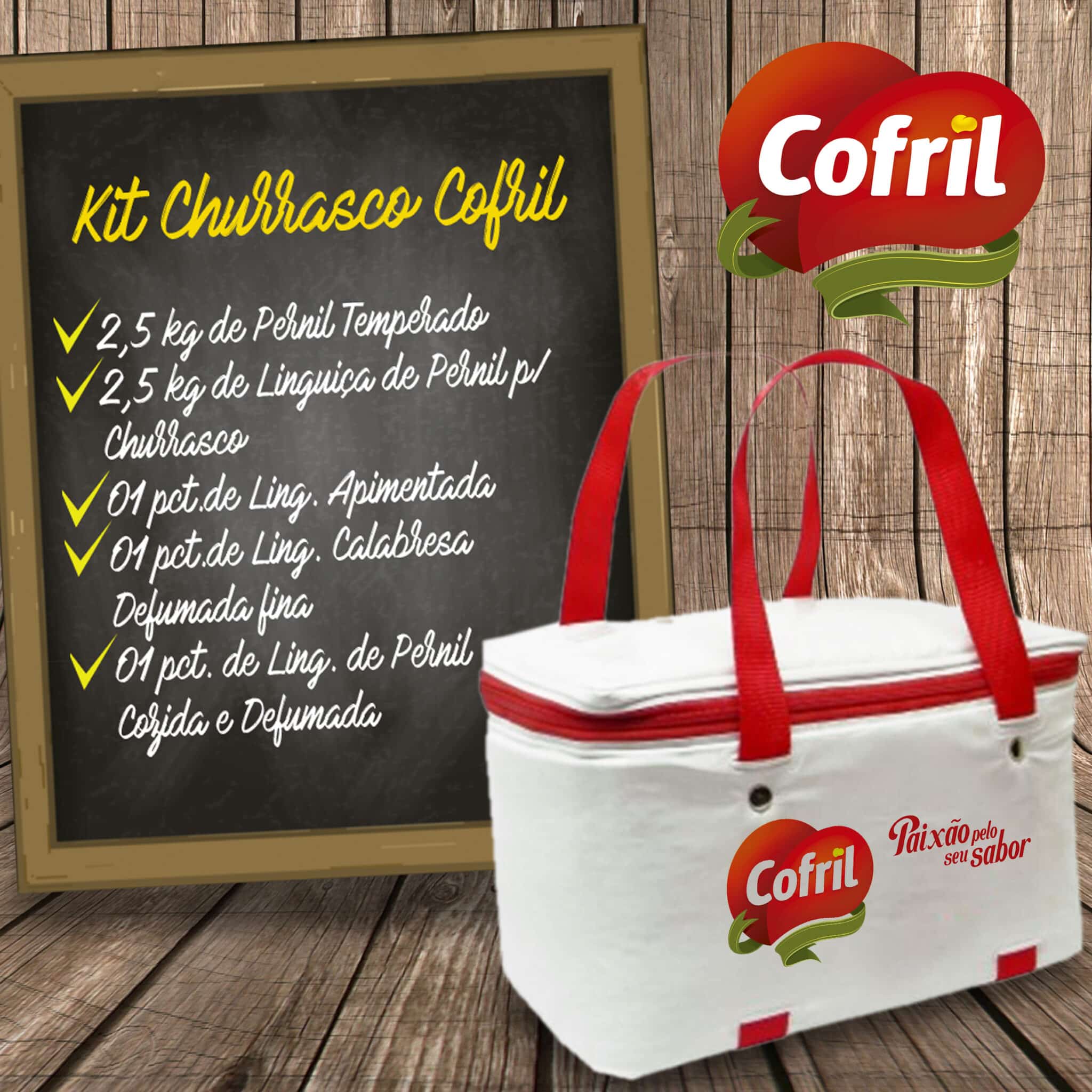 Sorteio: veja quem ganhou o kit de churrasco da Cofril