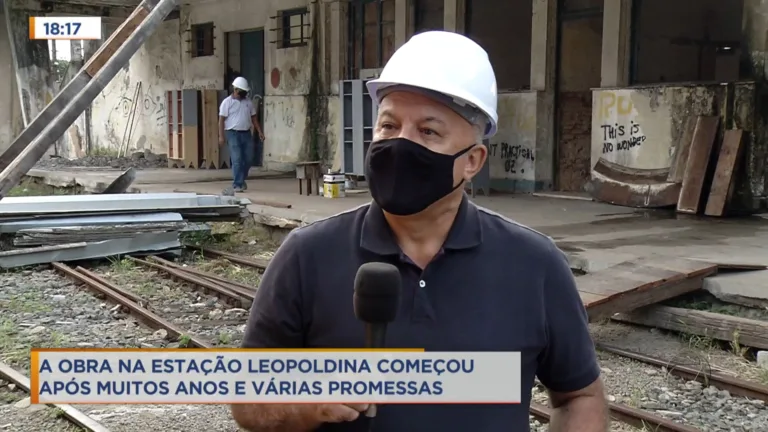 Despois de anos de espera comunidade comemora início de obras de restauração de estação histórica