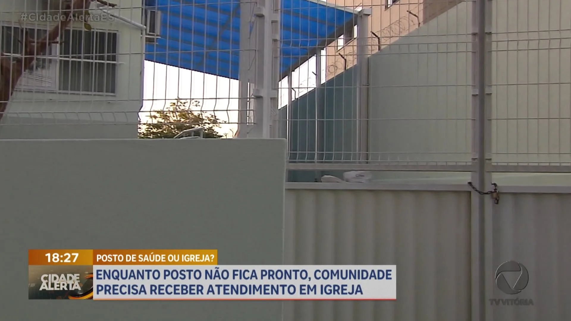 Moradores aguardam reforma de Unidade de Saúde do bairro.