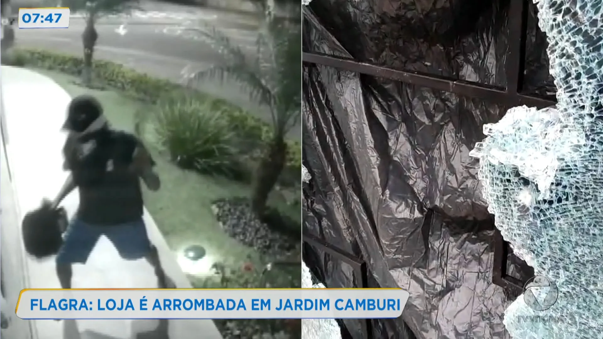 Loja é arrombada em Jardim Camburi, em Vitória