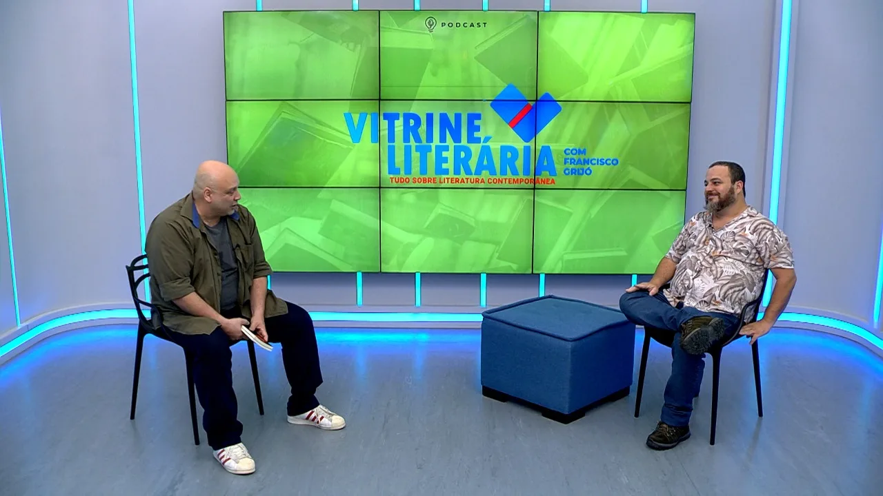 Vídeo | Podcast Vitrine Literária: Grijó conversa com editor sobre produções de livros