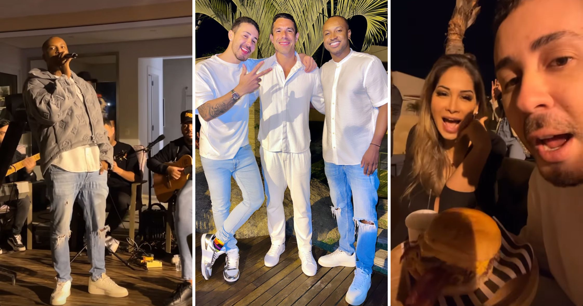 Festa na mansão! Marcus Buaiz surge com Carlinhos Maia, Thiaguinho e mais famosos