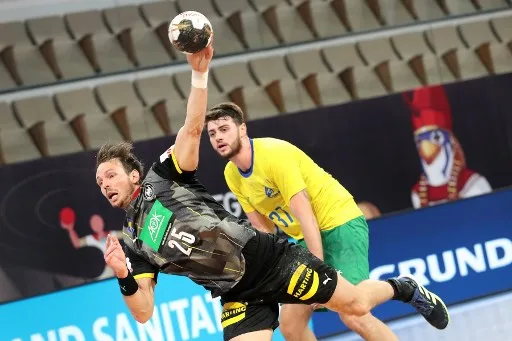 Brasil perde para a Alemanha e está eliminado do Mundial de Handebol Masculino