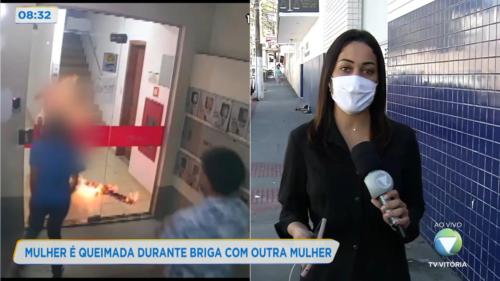 Mulher é queimada durante briga com outra mulher