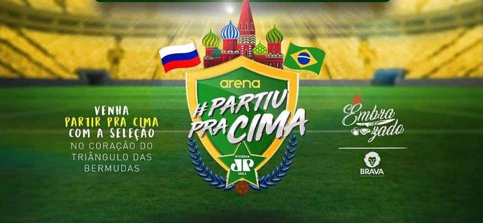 Arena Partiu Pra Cima promete ser o point da Copa em Vitória