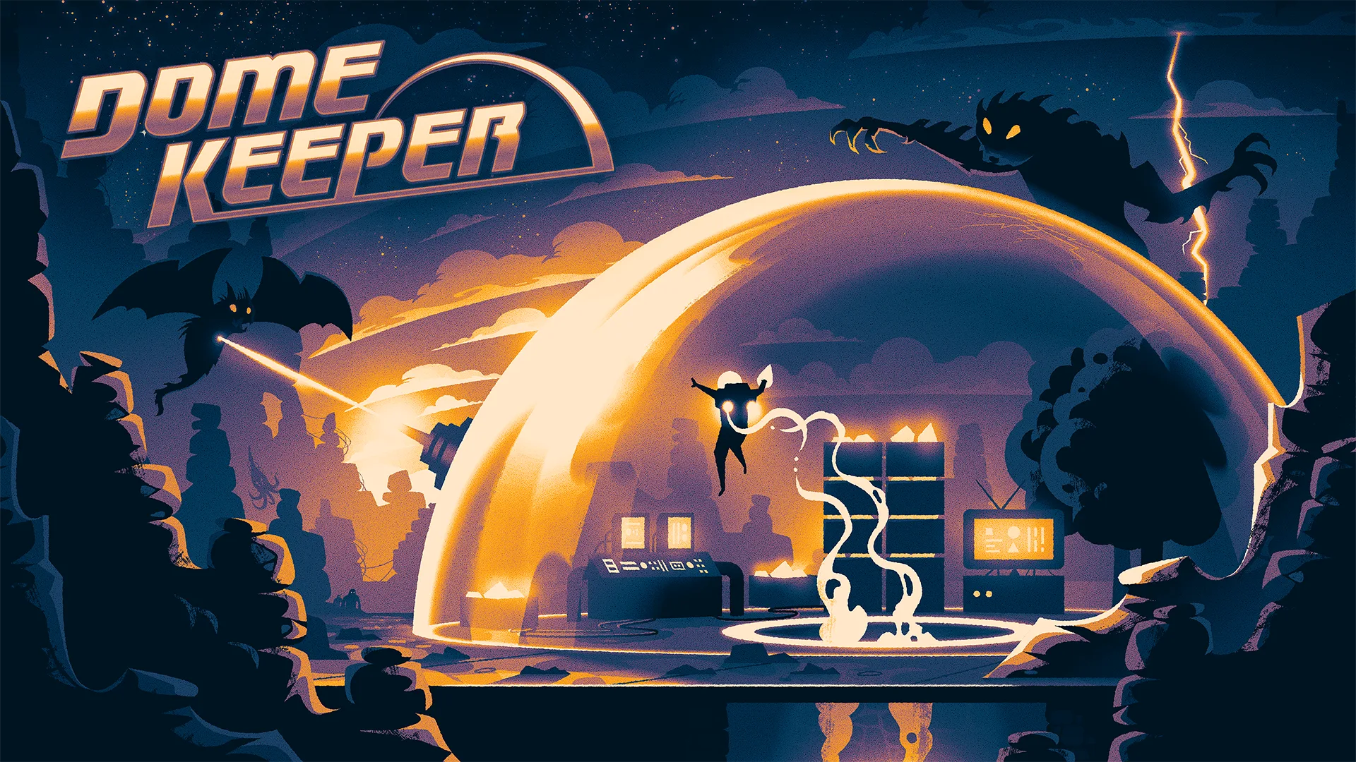 Dome Keeper, o novo rogue-like viciante da Raw Fury, está entre nós!