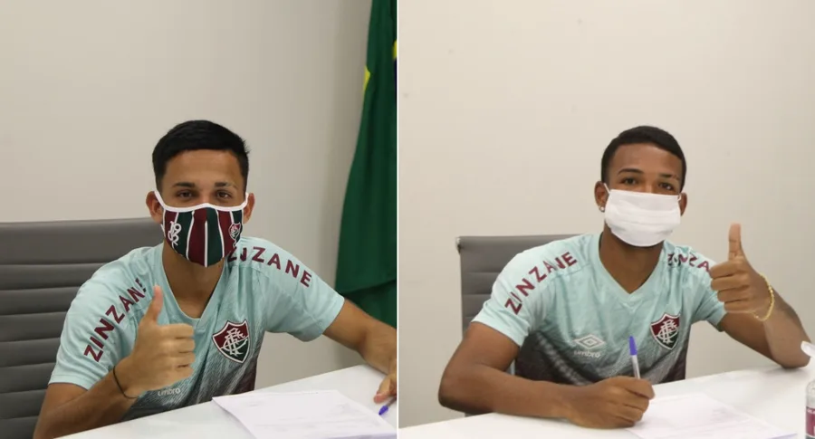 Fluminense renova contrato de duas promessas da base