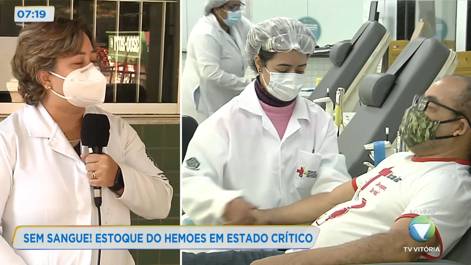 Estoque do banco de sangue está em estado crítico