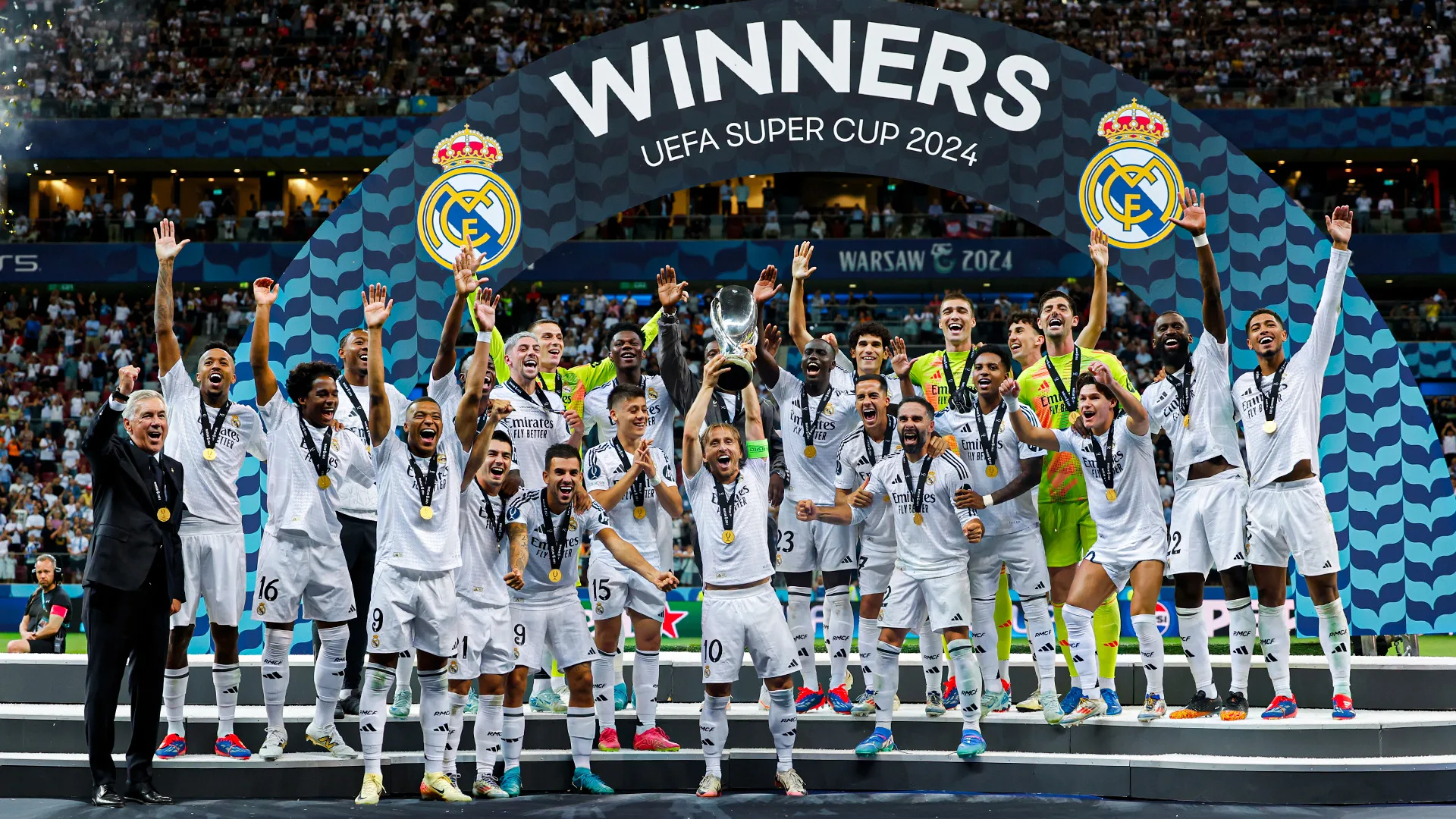 Real Madrid vence Atalanta e conquista Supercopa da Europa