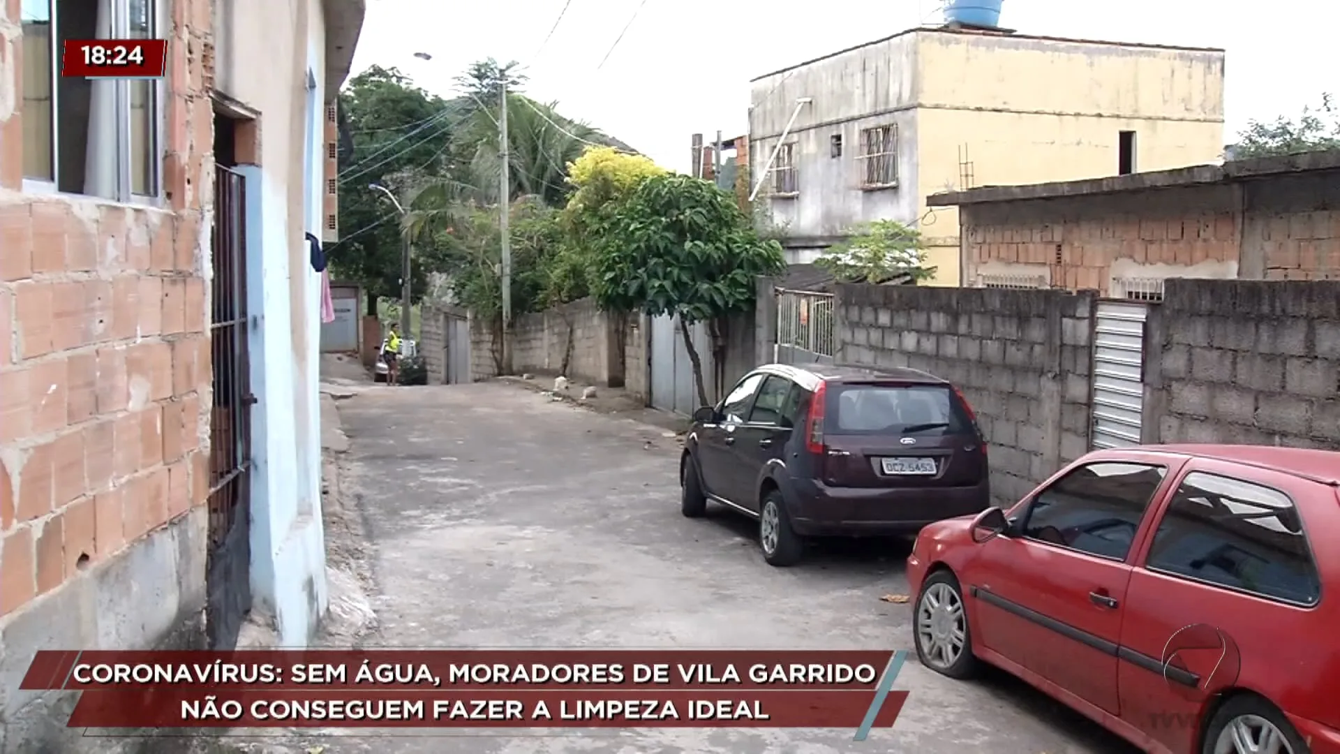 Coronavírus: Sem água, moradores de Vila Garrido não conseguem fazer a limpeza ideal