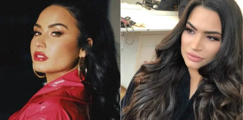 Sósias? Raissa de 'A Fazenda 12' é comparada a Demi Lovato