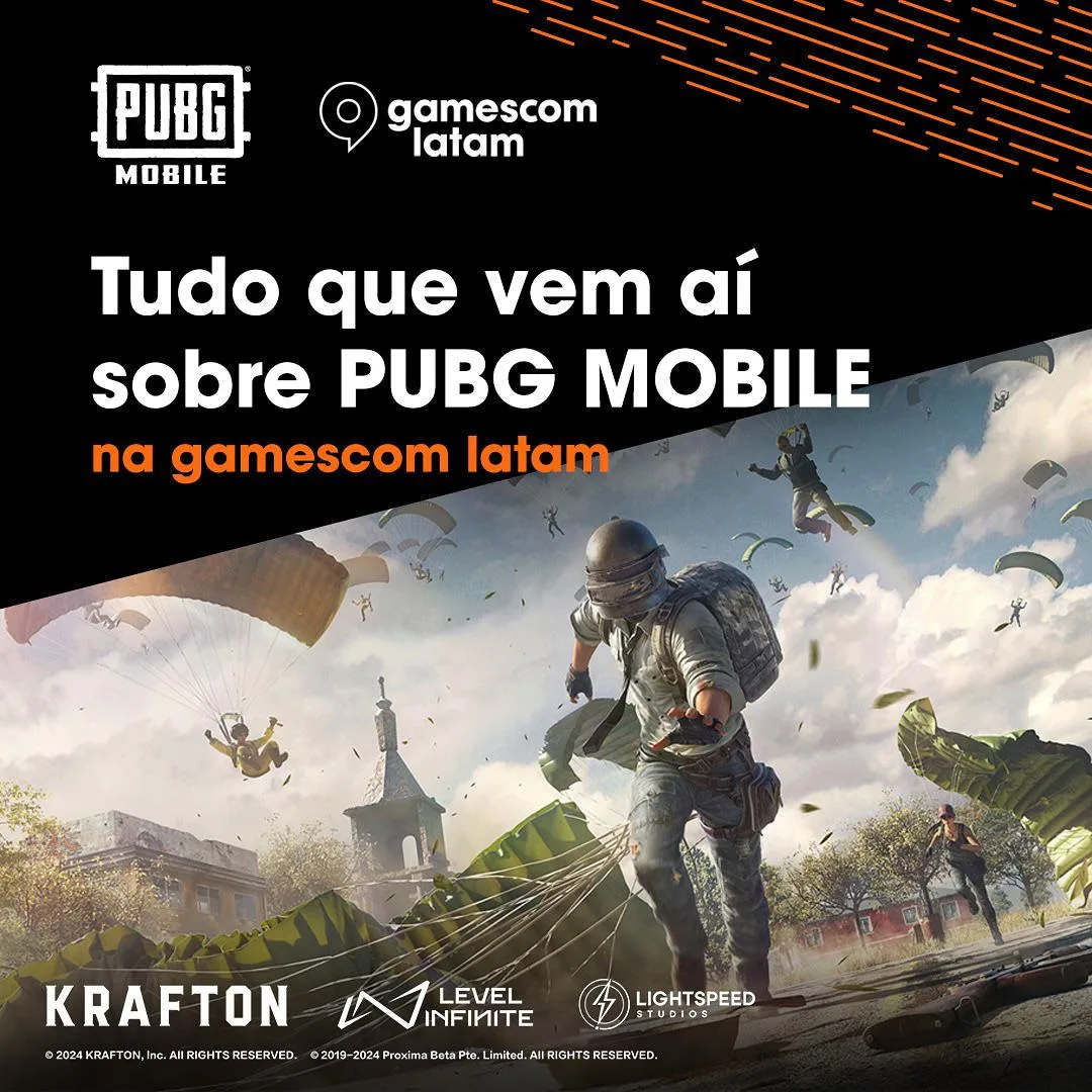 PUBG MOBILE apresenta grandes novidades na gamescom latam