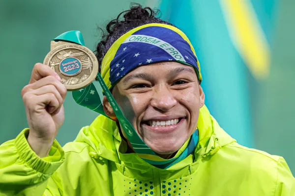 27.10.2023 – Jogos Pan-americanos Santiago 2023 – Boxe – Bia Ferreira ganhou a medalha de ouro na categoria 60kg – Foto Wander Roberto/COB @wander_imagem