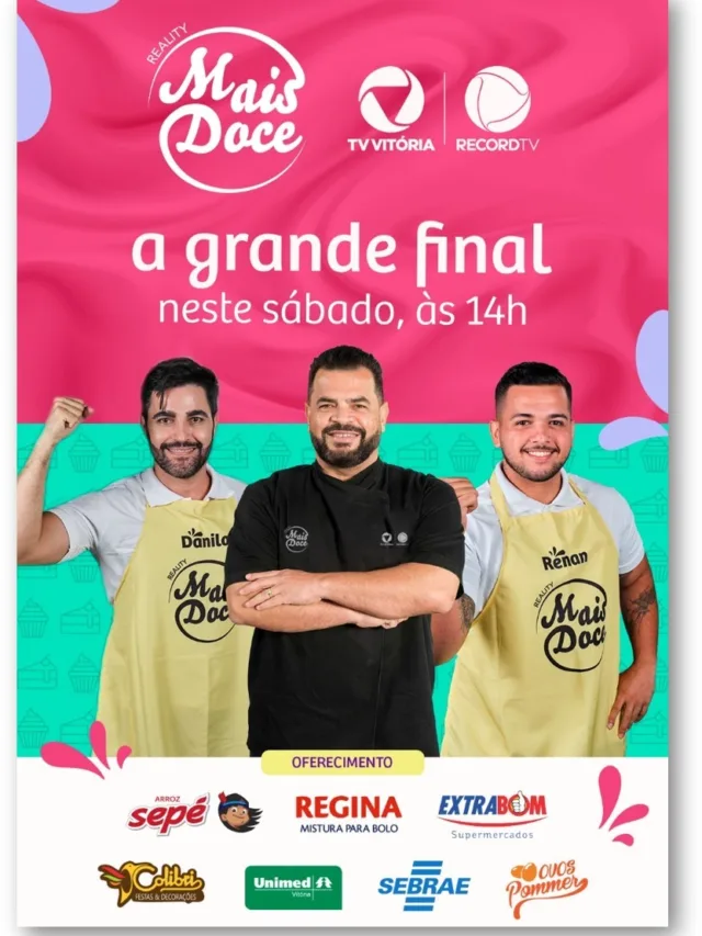 Mais Doce: finalistas se enfrentam no maior desafio na final do reality