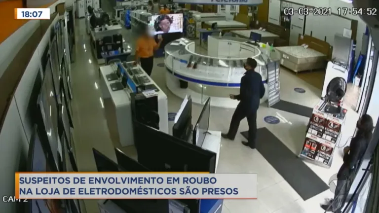 Polícia prende suspeitos de envolvimento em assalto na loja de eletrodomésticos no centro de Vitória