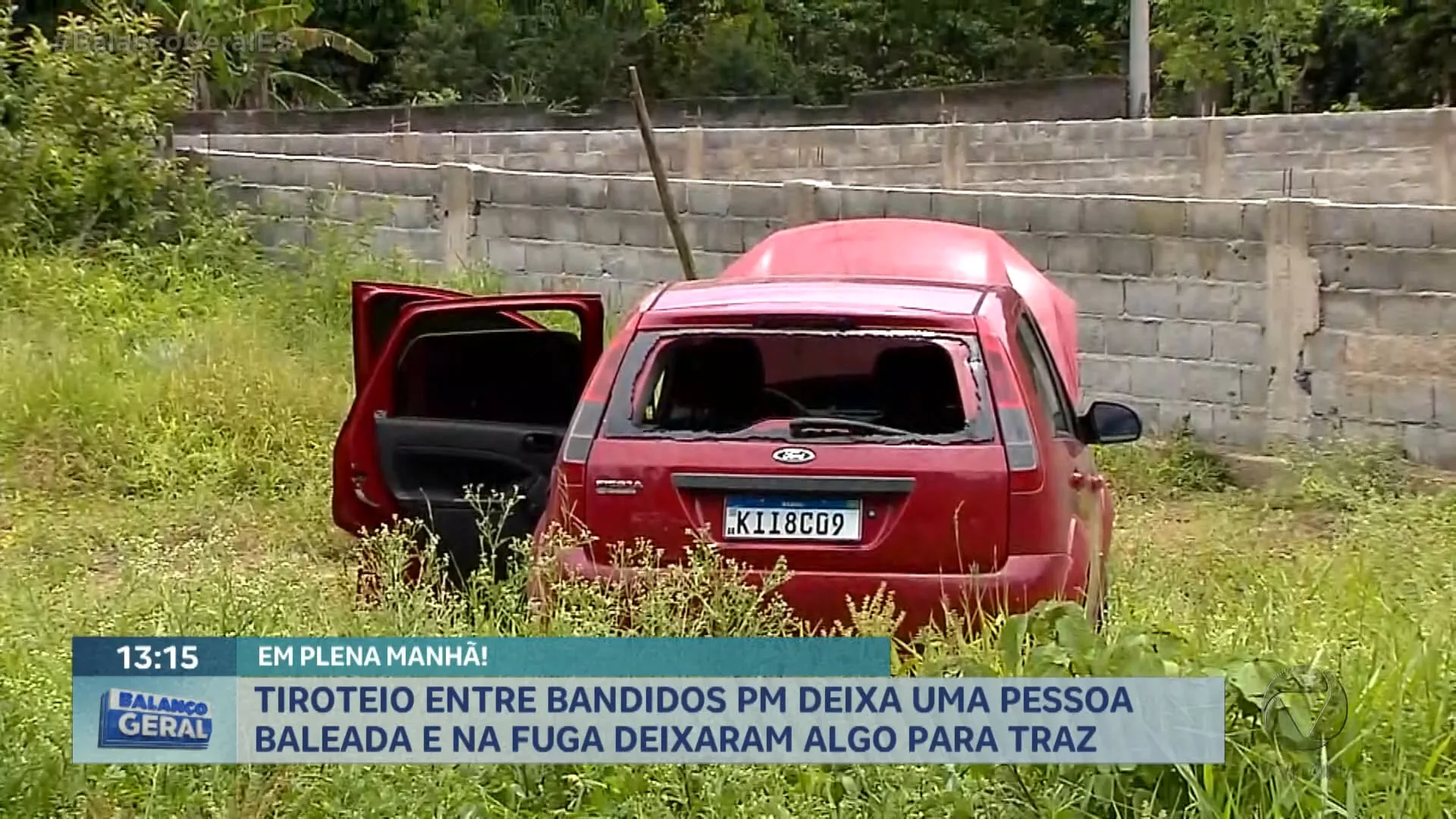 Tiroteio entre bandidos e PM deixa uma pessoa baleada