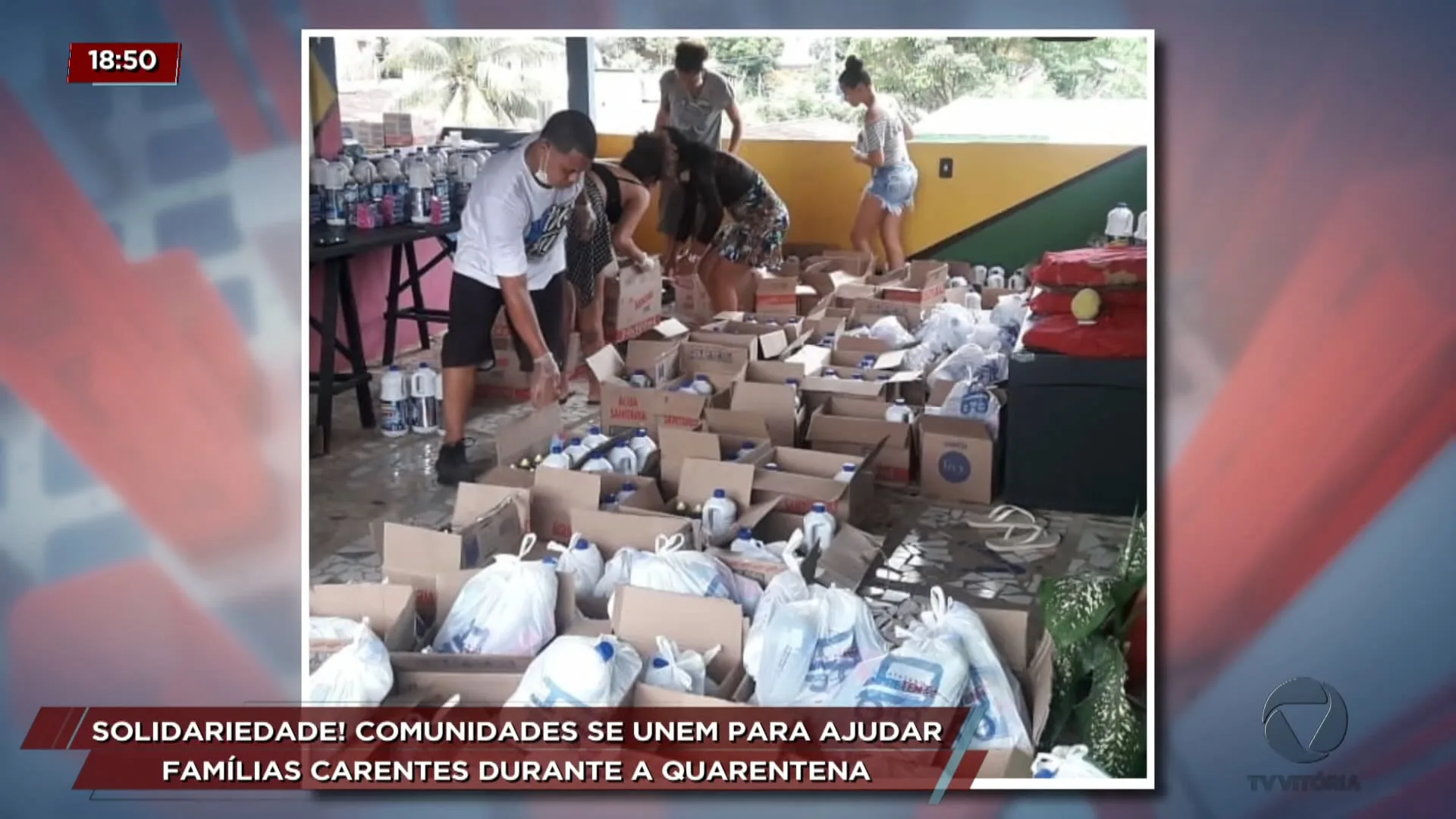 Solidariedade! Comunidades se unem para ajudar as famílias carentes durante a quarentena