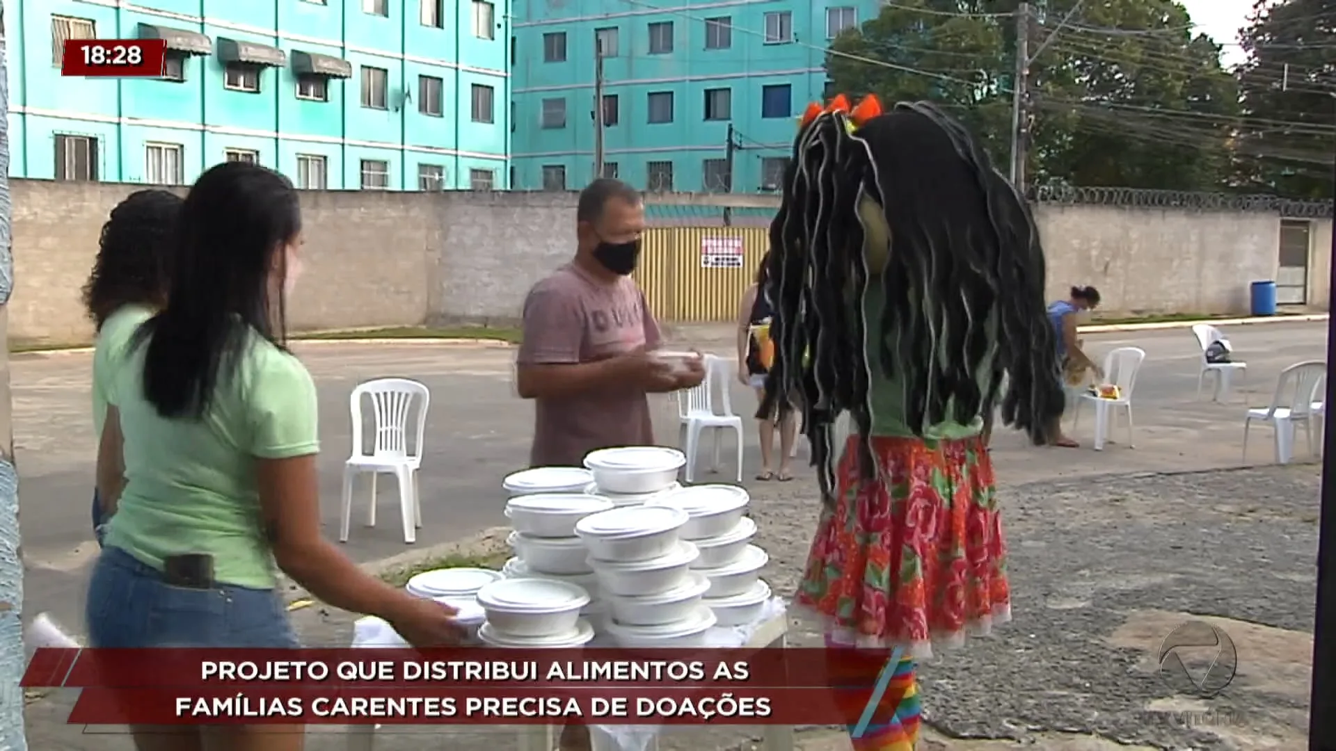 Projeto que distribui alimentos as famílias carentes precisa de doações