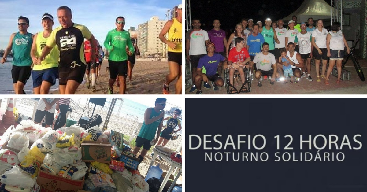 Desafio 12h Noturno Solidário: ultramaratonista quer a sua ajuda para doar e correr!