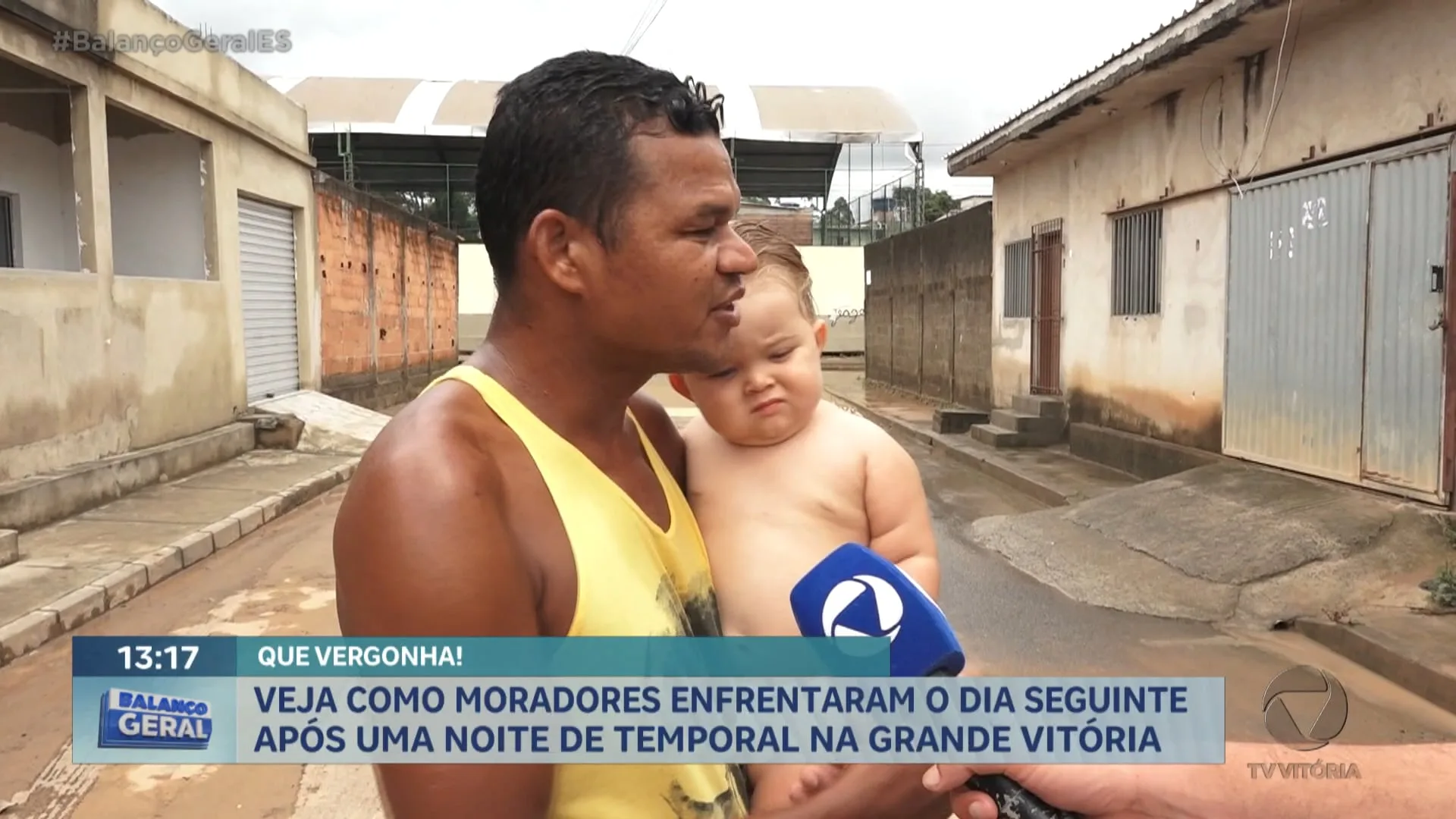 Veja como moradores enfrentaram o dia seguinte após noite de temporal