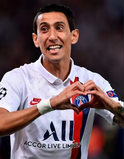 Sem Neymar e Cavani, PSG goleia Nice com 2 de Di María e dispara na liderança