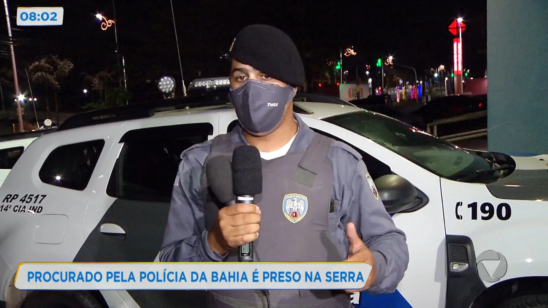 Procurado pela polícia da Bahia é preso na Serra