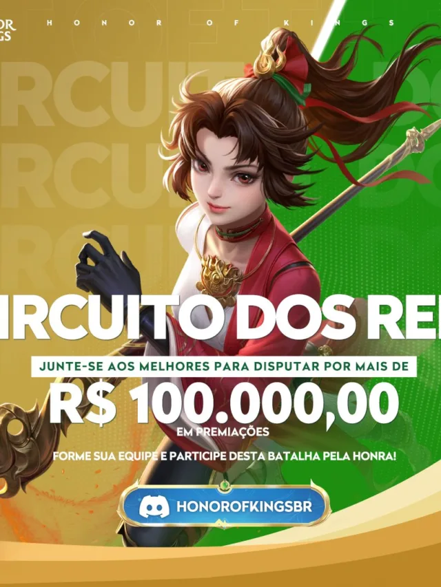 Honor of Kings anuncia Circuito dos Reis, 1º campeonato com muitos prêmios