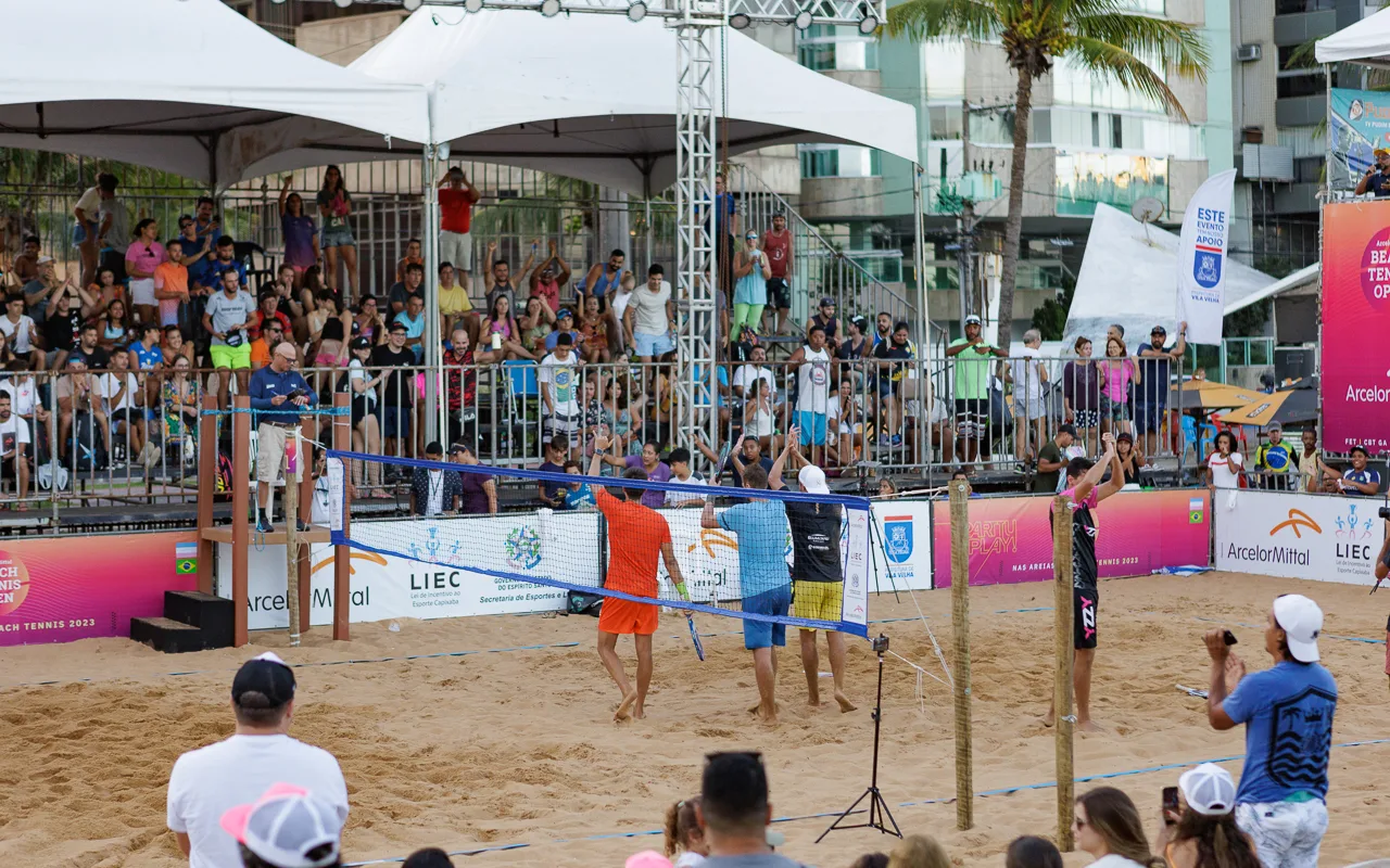 Conheça os campeões do ArcelorMittal Open Beach Tennis em Vila Velha