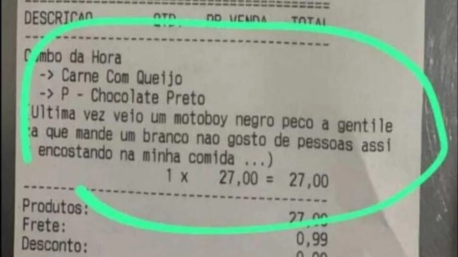 Empresário falsificou comentário racista em pedido que viralizou