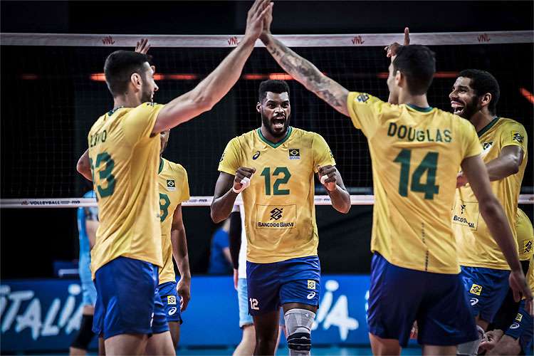 Brasil derrota a Bulgária e soma sétima vitória na Liga das Nações masculina