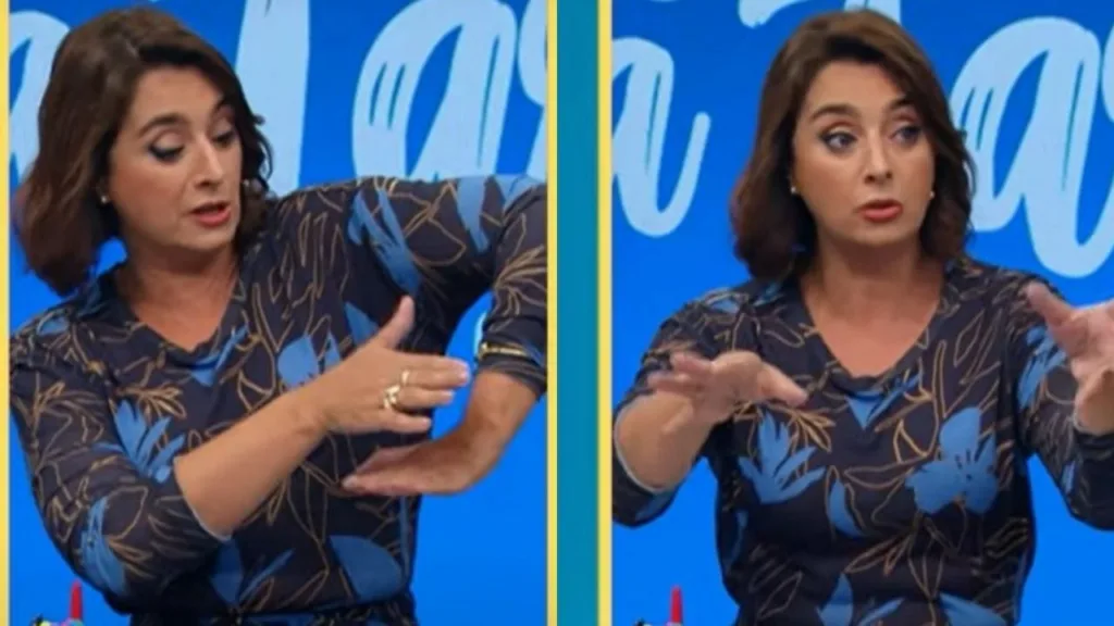 Cátia Fonseca ensina a chutar partes íntimas de homens ao vivo na TV