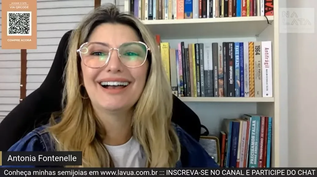 Foto: Reprodução/YouTube Na Lata com Antonia Fontenelle