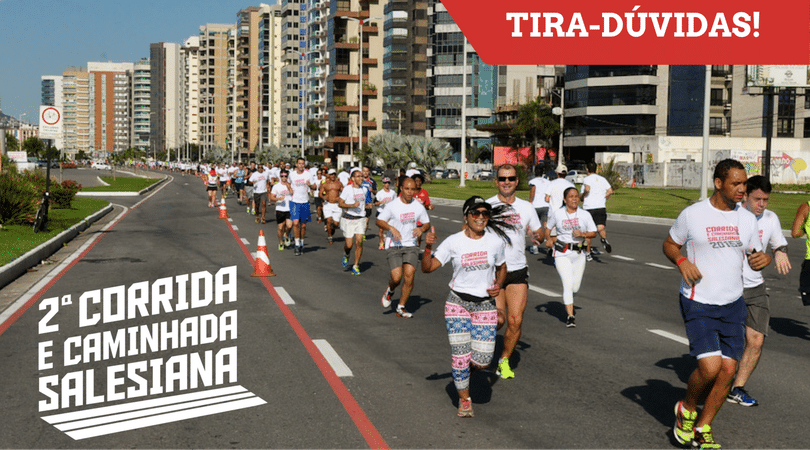 Corrida e Caminhada Salesiana: perguntas e respostas!