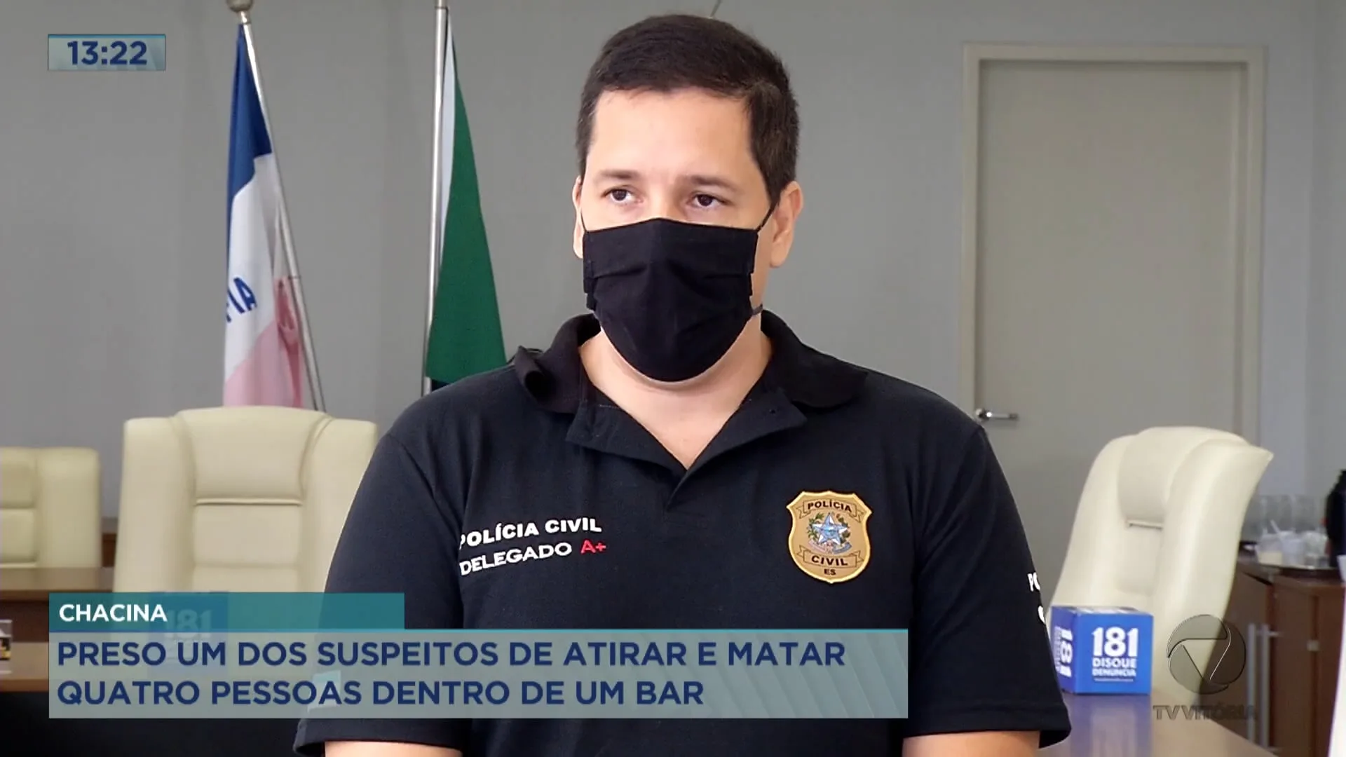 Polícia Civil prende suspeito de participar de chacina no interior do Estado