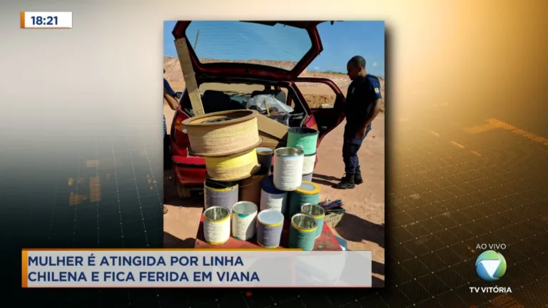 Operação apreende linha chilena depois de acidente em Viana