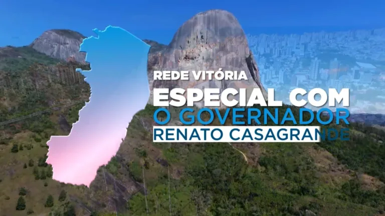 "Especial Rede Vitória" entrevista governador Renato Casagrande sobre gestão do ES