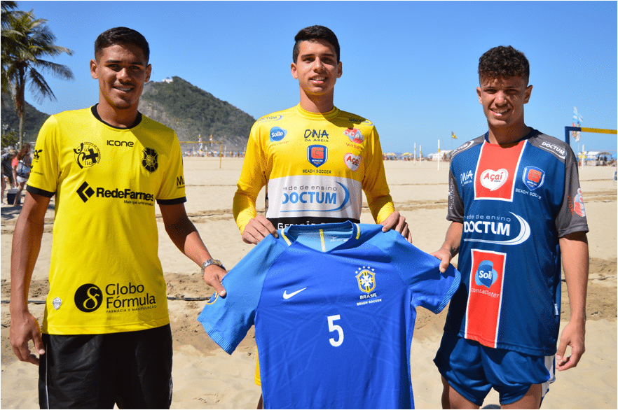 Capixabas são convocados para a Seleção Brasileira Sub 20 de Beach Soccer